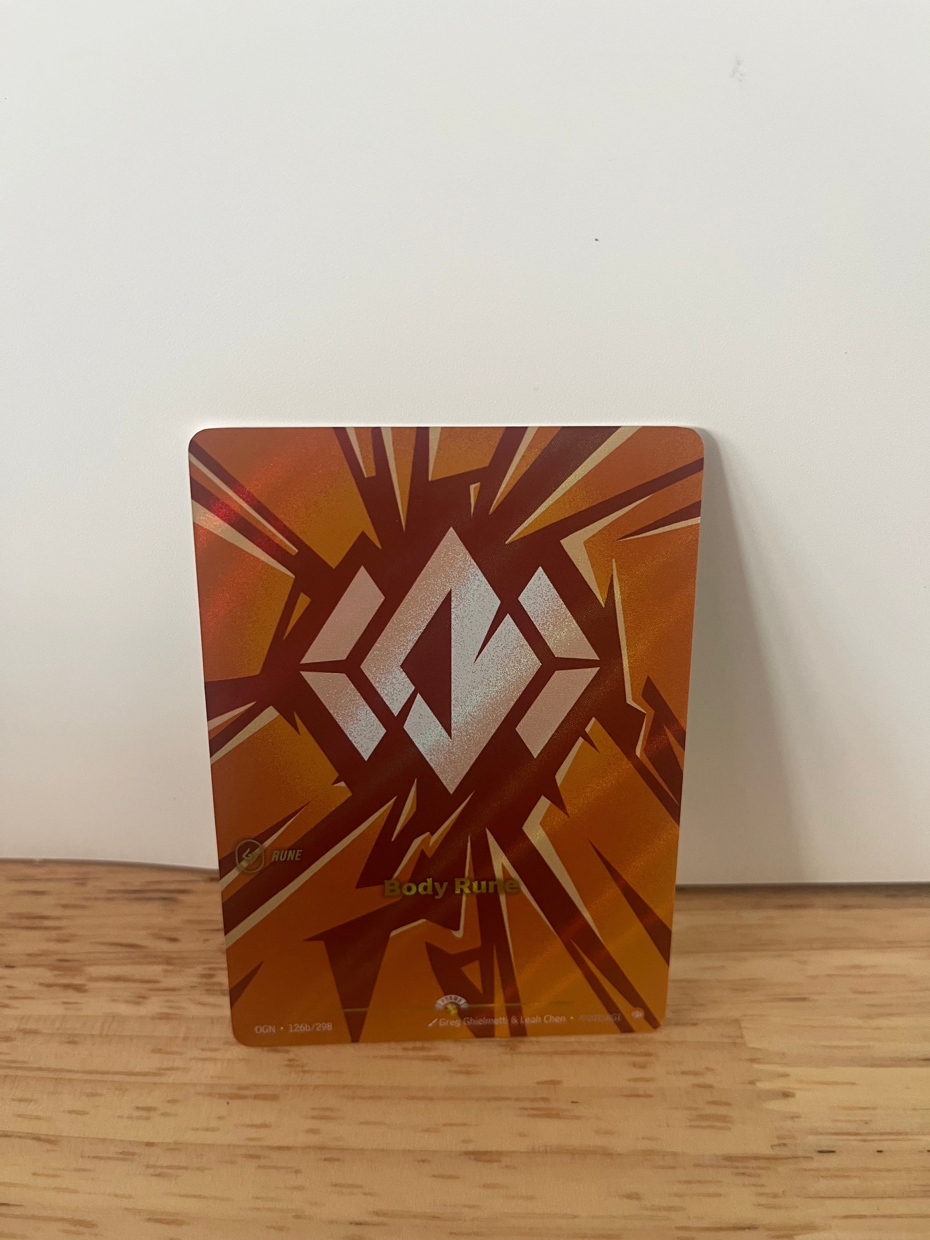 Body Rune (Alt Art) OGN-126b/298 – Riftbound: League of Legends TCG Origins